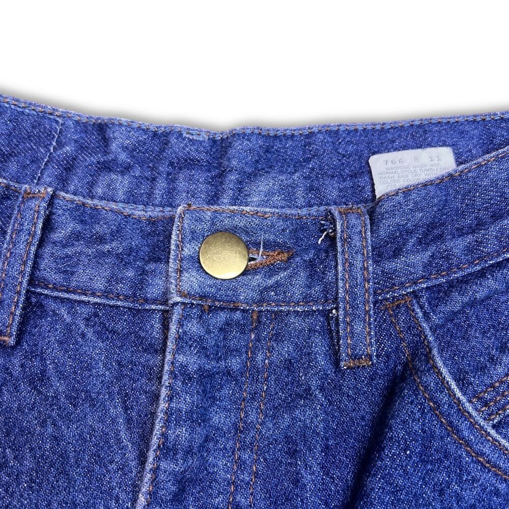 Vintage 80s Native Blue Levi’s Jeans | Size 9 / 26 x 30 | Skinny Ankle Zipper - Picture 8 of 9
